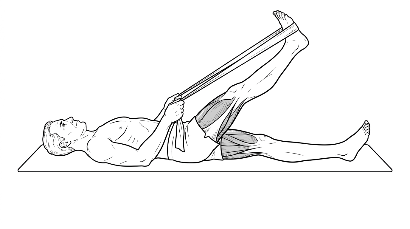 Hamstring stretch