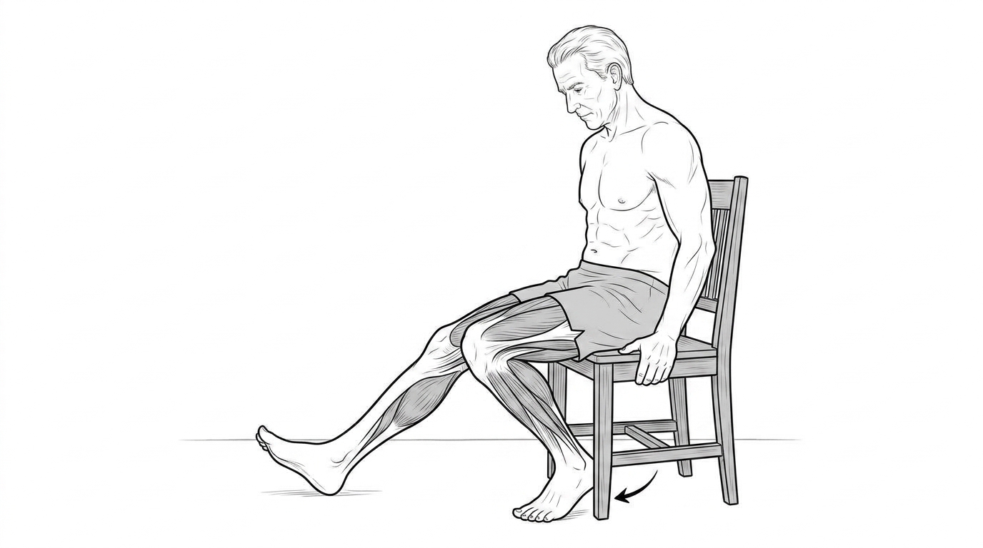 Seated knee bends
